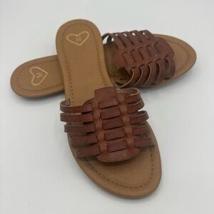 Brand new tan/brown MADELINE flip flop sandals